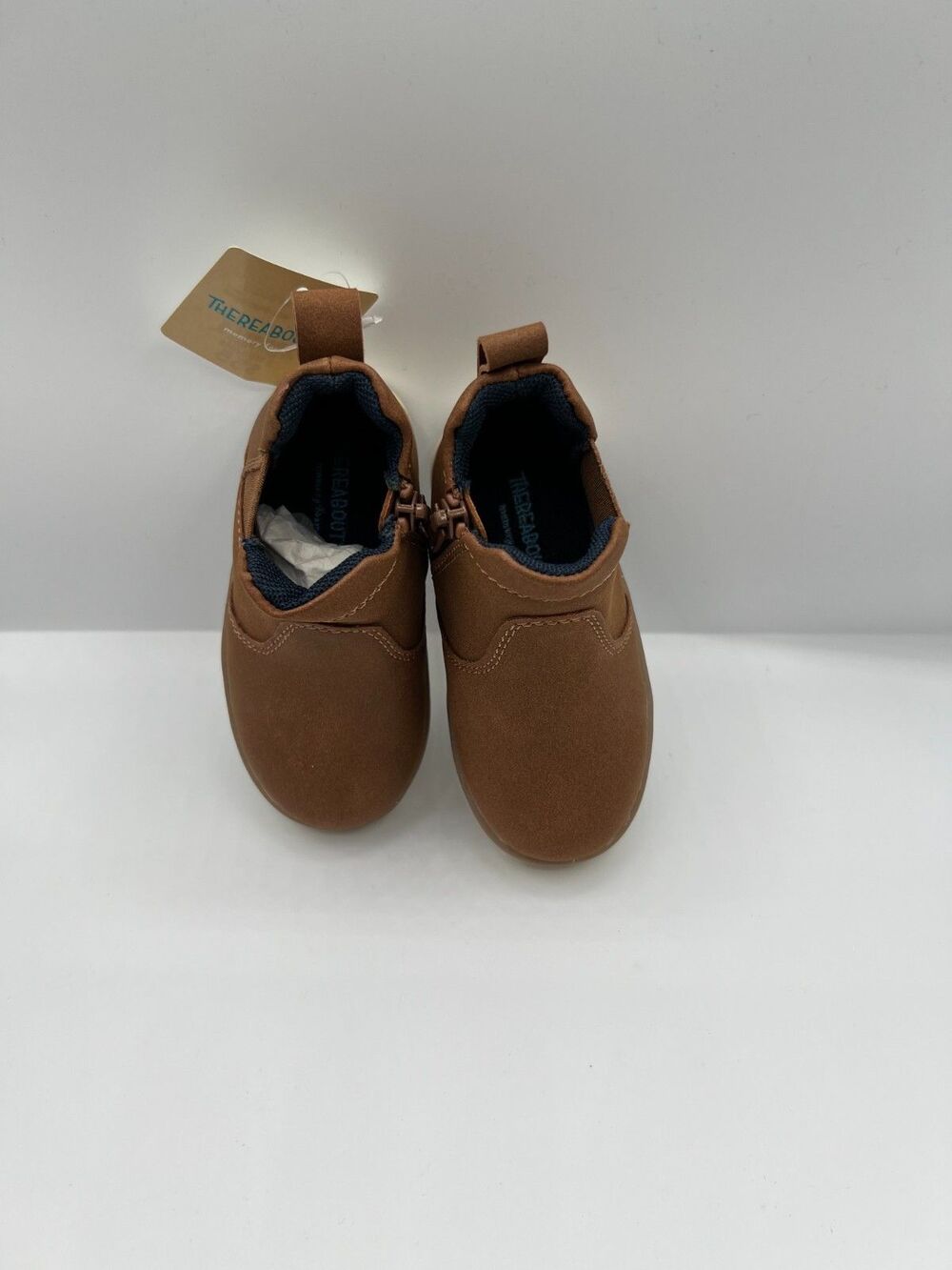 Thereabouts TH Lil Jack Toddler Chelsea Boots Tan Size 5M Side Zip NWT - Picture 4 of 9